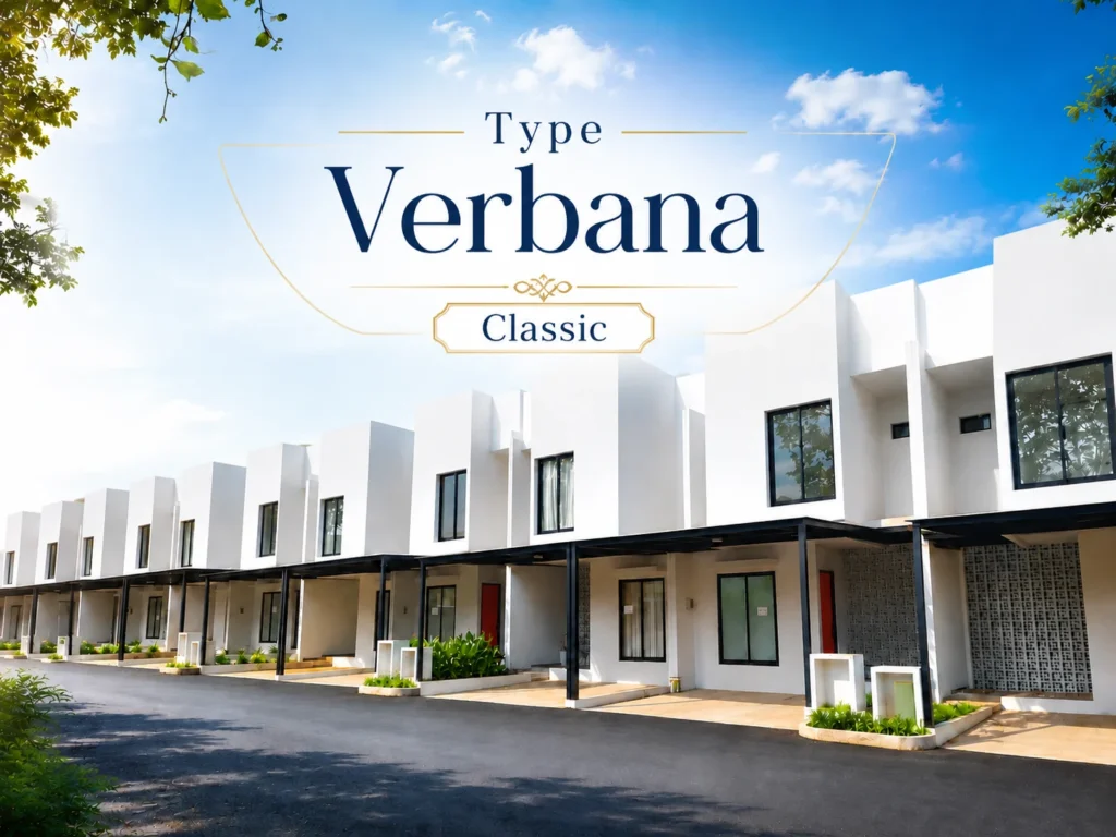 rumah verbena classic 2 lantai bsd serpong